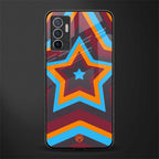 y2k red blue stars glass case for vivo v23e image
