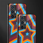 y2k red blue stars glass case for vivo x70 pro plus image-2