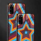 y2k red blue stars glass case for samsung galaxy s20 image-2