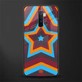 y2k red blue stars glass case for realme x2 pro image