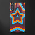 y2k red blue stars glass case for vivo y20i vivo y20t image