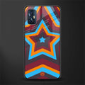 y2k red blue stars glass case for vivo v17 image