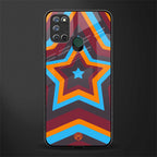 y2k red blue stars glass case for realme 7i image
