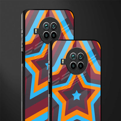 y2k red blue stars glass case for mi 10i image-2