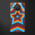 y2k red blue stars glass case for mi 10i image