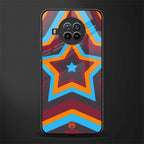 y2k red blue stars glass case for mi 10i image