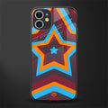 y2k red blue stars glass case for iphone 12 mini image