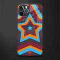 y2k red blue stars glass case for iphone 11 pro image