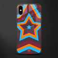 y2k red blue stars glass case for iphone xs image