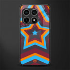 y2k red blue stars glass case for oneplus 10 pro 5g image
