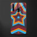 y2k red blue stars glass case for samsung a21 image
