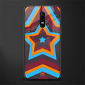 y2k red blue stars glass case for oneplus 6 image