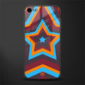 y2k red blue stars glass case for iphone se 2020 image