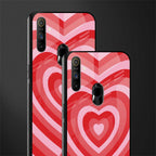 y2k red hearts aesthetic glass case for realme narzo 10a image-2