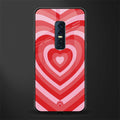 y2k red hearts aesthetic glass case for vivo v17 pro image
