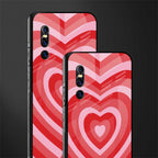 y2k red hearts aesthetic glass case for vivo v15 pro image-2