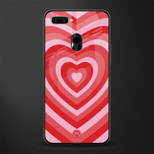 y2k red hearts aesthetic glass case for realme 2 pro image