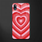 y2k red hearts aesthetic glass case for vivo y91i image