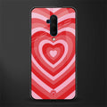 y2k red hearts aesthetic glass case for oneplus 7t pro image