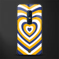 y2k yellow blue hearts aesthetic glass case for vivo v17 pro image