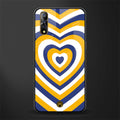 y2k yellow blue hearts aesthetic glass case for vivo z1x image