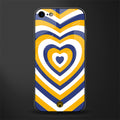 y2k yellow blue hearts aesthetic glass case for iphone se 2020 image