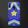 y2k yellow blue stars glass case for realme narzo 10a image