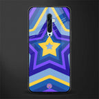 y2k yellow blue stars glass case for oppo reno 2f image