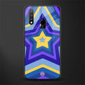 y2k yellow blue stars glass case for vivo u20 image