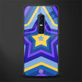y2k yellow blue stars glass case for vivo v17 pro image