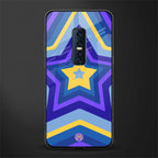 y2k yellow blue stars glass case for vivo v17 pro image
