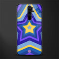 y2k yellow blue stars glass case for redmi note 8 pro image