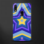 y2k yellow blue stars glass case for redmi note 7 image