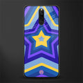 y2k yellow blue stars glass case for redmi 8 image