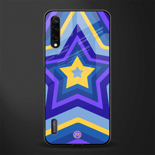y2k yellow blue stars glass case for mi a3 redmi a3 image