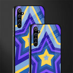 y2k yellow blue stars glass case for realme x50 pro image-2