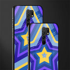 y2k yellow blue stars glass case for poco m2 image-2