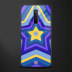 y2k yellow blue stars glass case for realme x2 pro image