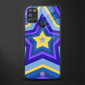 y2k yellow blue stars glass case for realme 7i image