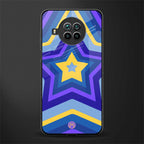 y2k yellow blue stars glass case for mi 10i image