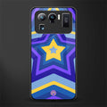 y2k yellow blue stars glass case for mi 11 ultra 5g image