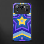 y2k yellow blue stars glass case for mi 11 ultra 5g image