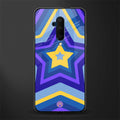y2k yellow blue stars glass case for oneplus 7t pro image