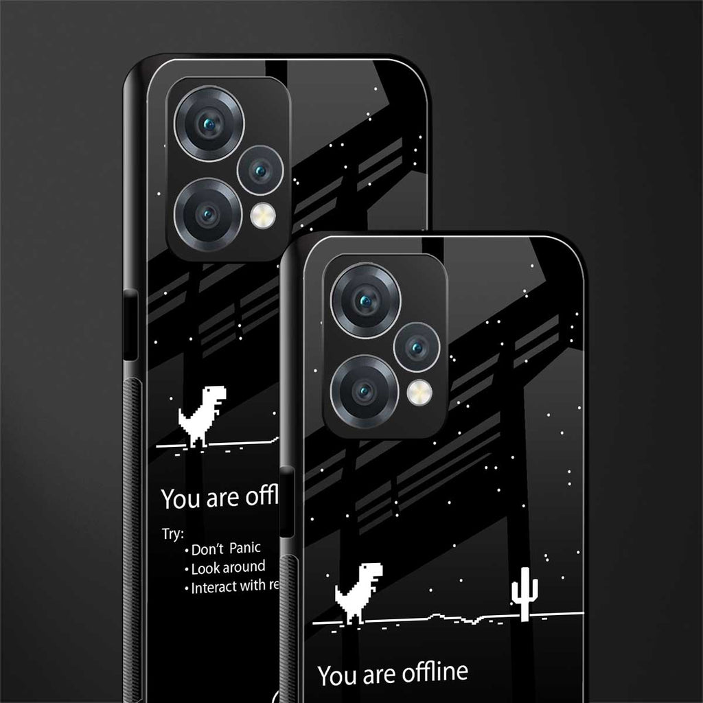 you are offline back phone cover | glass case for realme 9 pro 5g