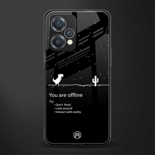 you are offline back phone cover | glass case for realme 9 pro 5g