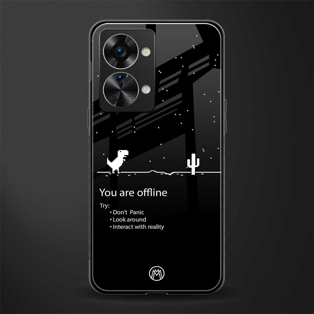 you are offline glass case for phone case | glass case for oneplus nord 2t 5g