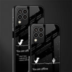 you are offline back phone cover | glass case for samsung galaxy m33 5g