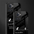 you are offline back phone cover | glass case for oneplus 10r 5g