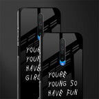 you are young glass case for poco x2 image-2