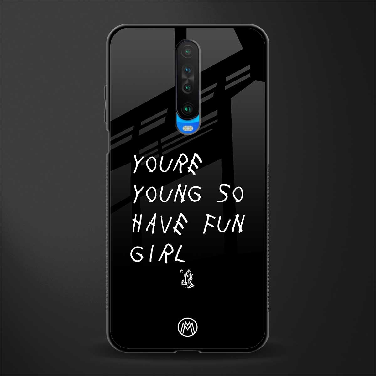 you are young glass case for poco x2 image